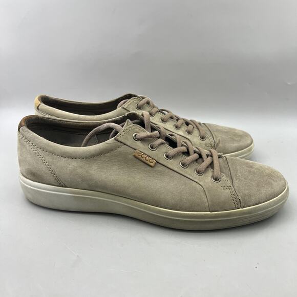 ECCO Soft 7 Casual Sneakers Men Size 11 US, 45 EU Brown Nubuck Comfort Low Shoes main image 10